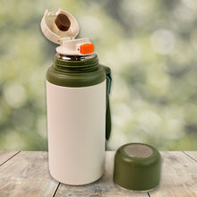 Stainless Steel Mug / Bottle Vacuum Insulated Cup With Handle, Small Cup & Straw (650 ML)
