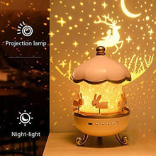 Bunny’s Carousel Rotating LED Night Light