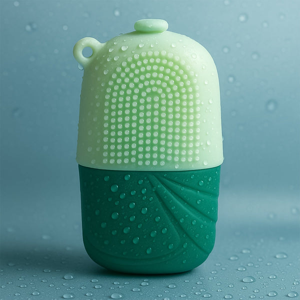 Ice Roller & Scrubber For Face | Face Massager | Reusable Silicone Facial Ice Roller For Glowing & Tighten Skin (1 Pc)