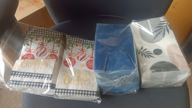 Multi-Color & Printed Disposable Food Wrapping Paper Set (10 Pc)