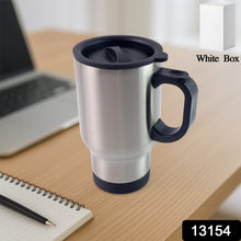 Stainless Steel Vacuum Glass Insulated Glass Coffee Cups (With Lid & Handle / 1 pc)